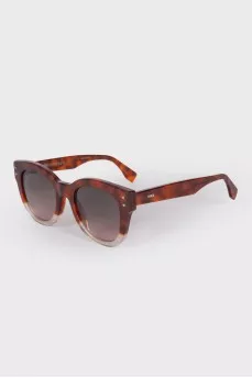 Brown frame sunglasses
