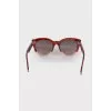 Brown frame sunglasses
