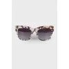 Floral print sunglasses