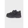Men's black chunky sneakers