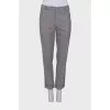 Classic gray trousers