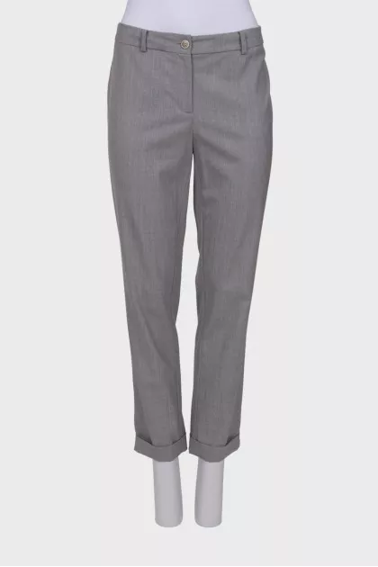 Classic gray trousers