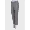 Classic gray trousers