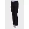 Black flared jeans