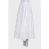 Pleated maxi skirt