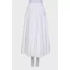 Pleated maxi skirt