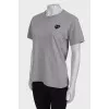 T-shirt with heart patch