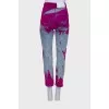 Combination two tone jeans