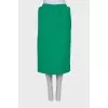 Green shift skirt
