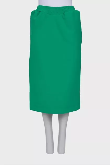 Green shift skirt
