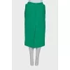 Green shift skirt