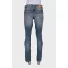 Ripped effect jeans for men
