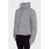 Silver cropped jacket
