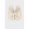 White rubber slippers
