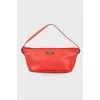 Red leather bag