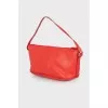 Red leather bag