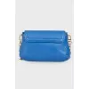 Blue bag with chain strap