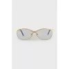 Diopter glasses with gold frame