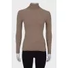 Wool light brown golf