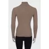 Wool light brown golf