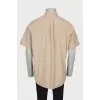 Men's shirt with short sleeves