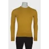 Men's cashmere mustard sweater