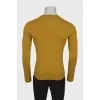 Men's cashmere mustard sweater