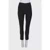Black trousers with arrows