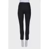 Black trousers with arrows