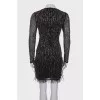 Black dress with rhinestones