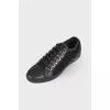 Sneakers combined with lace