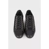 Sneakers combined with lace