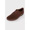 Men's suede shoes