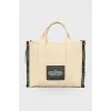 Textile tote bag with strap