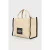 Textile tote bag with strap