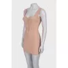 Corset dress with rhinestones