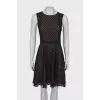 Patterned lace dress