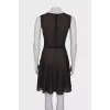 Patterned lace dress