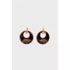 Tiger stud earrings