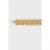 Gold-tone embossed belt