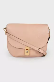 Embossed leather bag