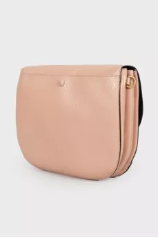 Embossed leather bag