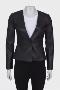 Eco-leather jacket