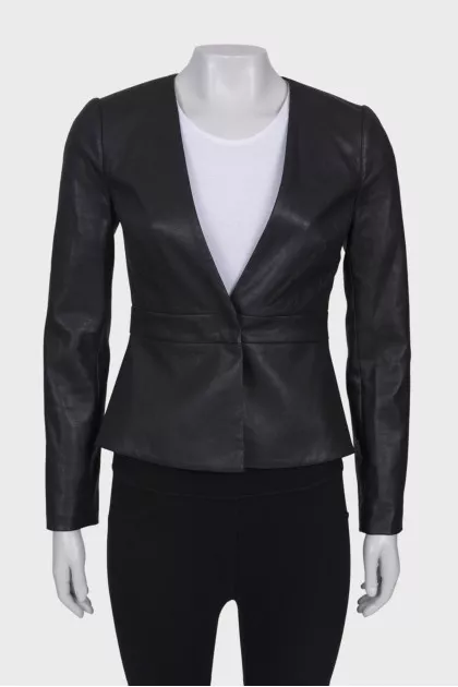 Eco-leather jacket