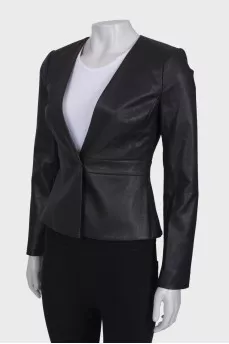 Eco-leather jacket