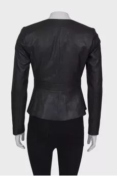 Eco-leather jacket