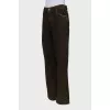 Men's yellow gradient jeans