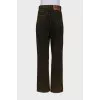 Men's yellow gradient jeans