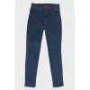 Blue skinny jeans