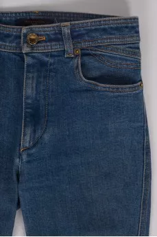 Синие джинсы skinny
